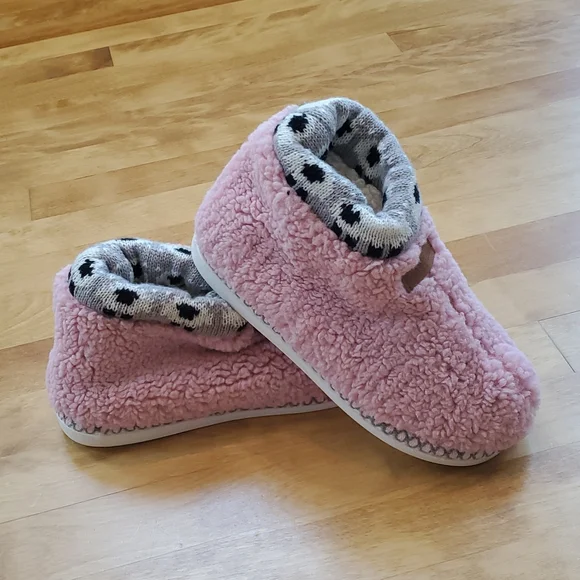 Slipper Boots Gaahuu Slippers GaaHuu Textured Knit Clog Slipper